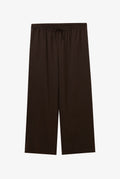 Loose-fit wool trousers