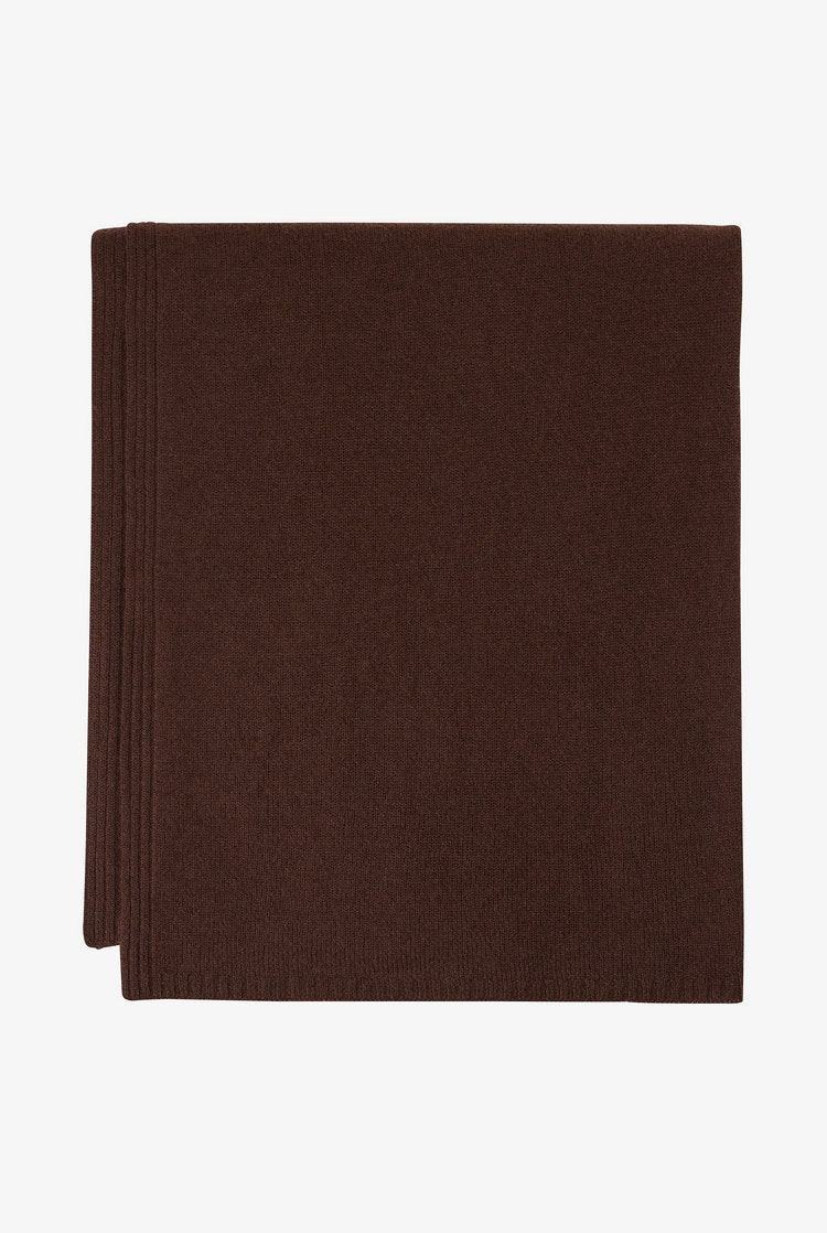 Lush knitted cashmere/wool scarf