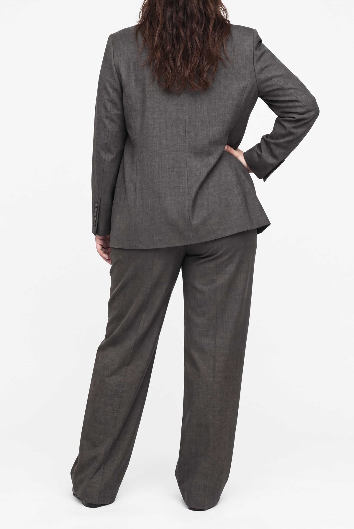 Classic fitted wool blazer