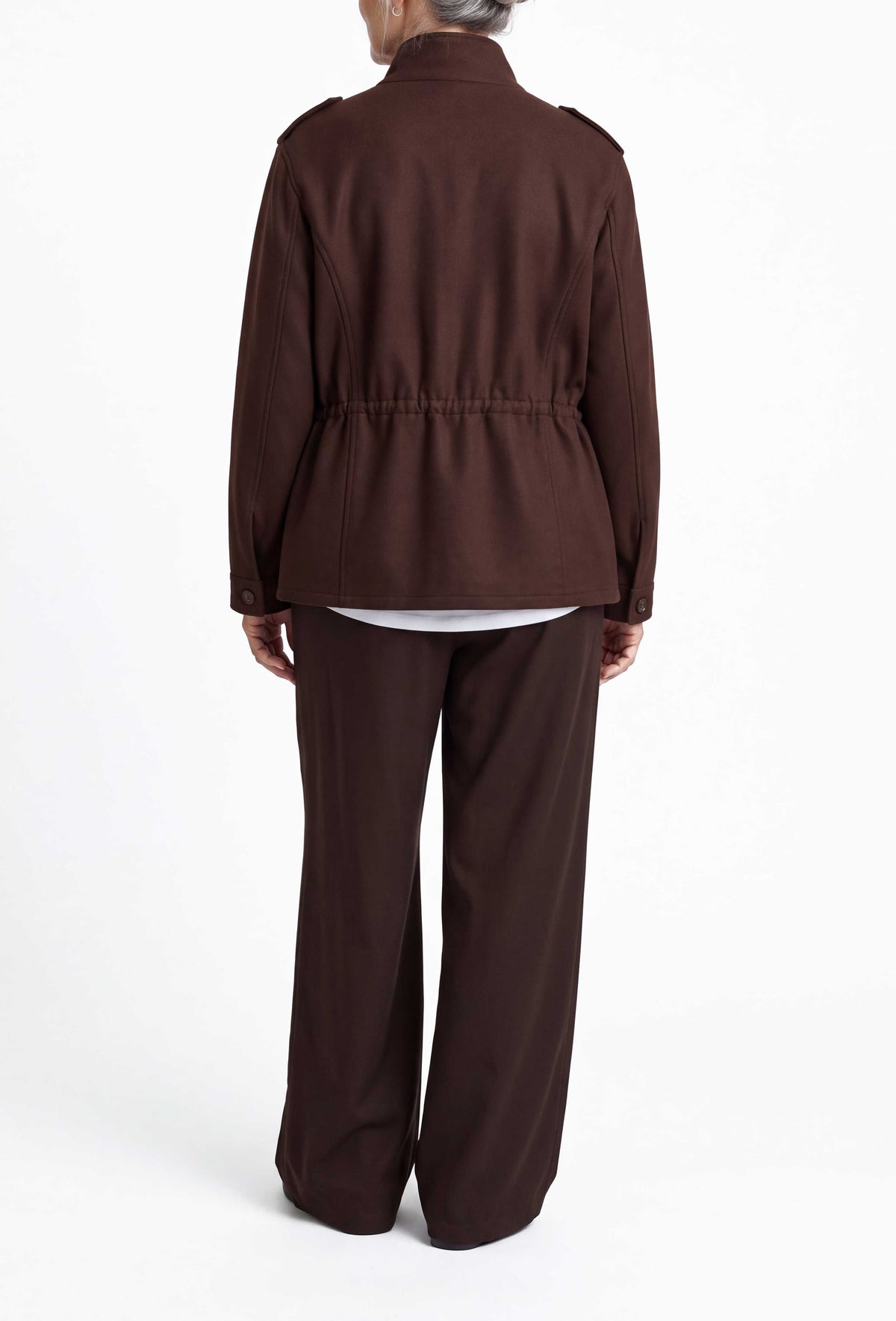 Relaxed-fit jersey cotton field jacket