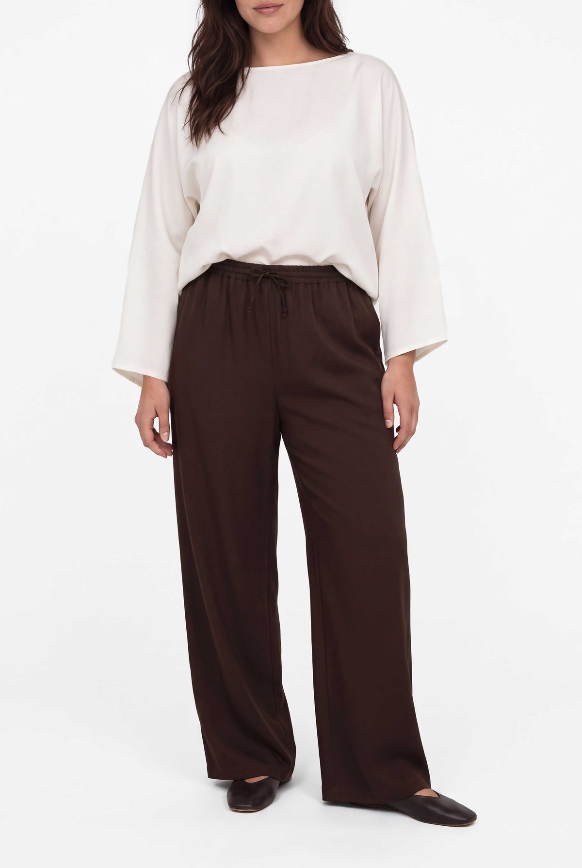 Signature long sleeved tencel top